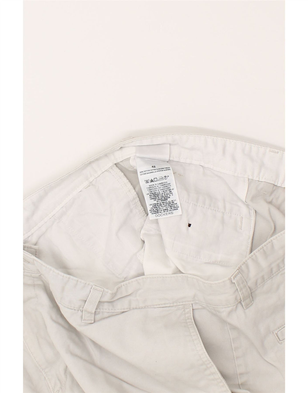 DOCKERS Mens Chino Shorts W42 2XL Beige Cotton Vintage Dockers and Second-Hand Dockers from Messina Hembry 