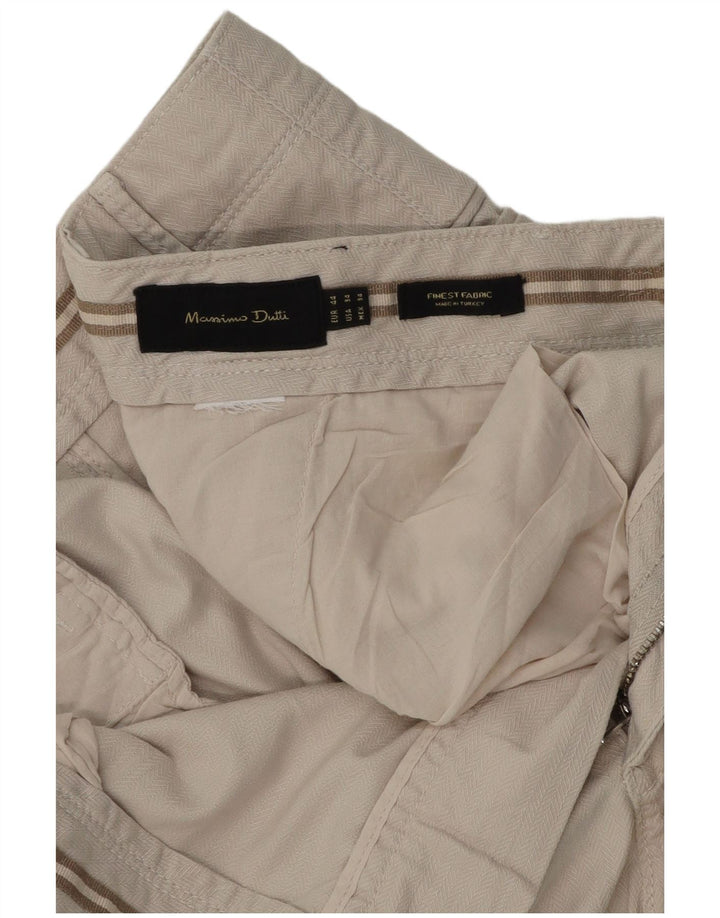 Massimo Dutti Herre Chino Shorts EU 44 Large W34 Grå