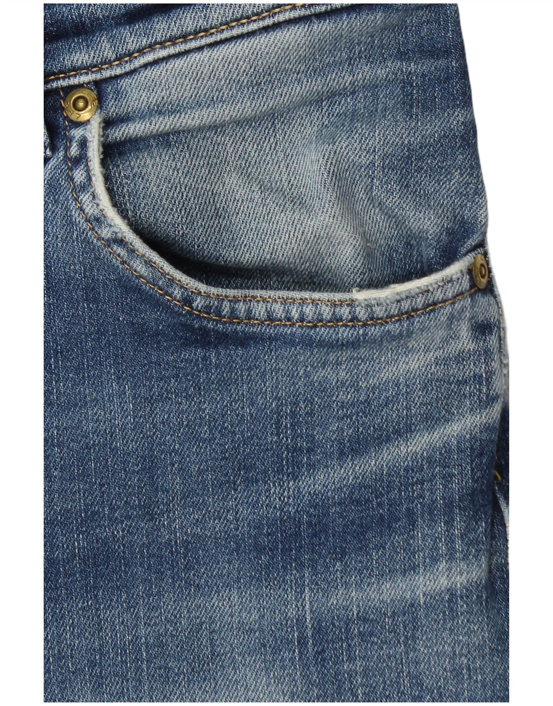 Lee Mens Brooklyn Straight Jeans W33 L29 Blå Bomuld