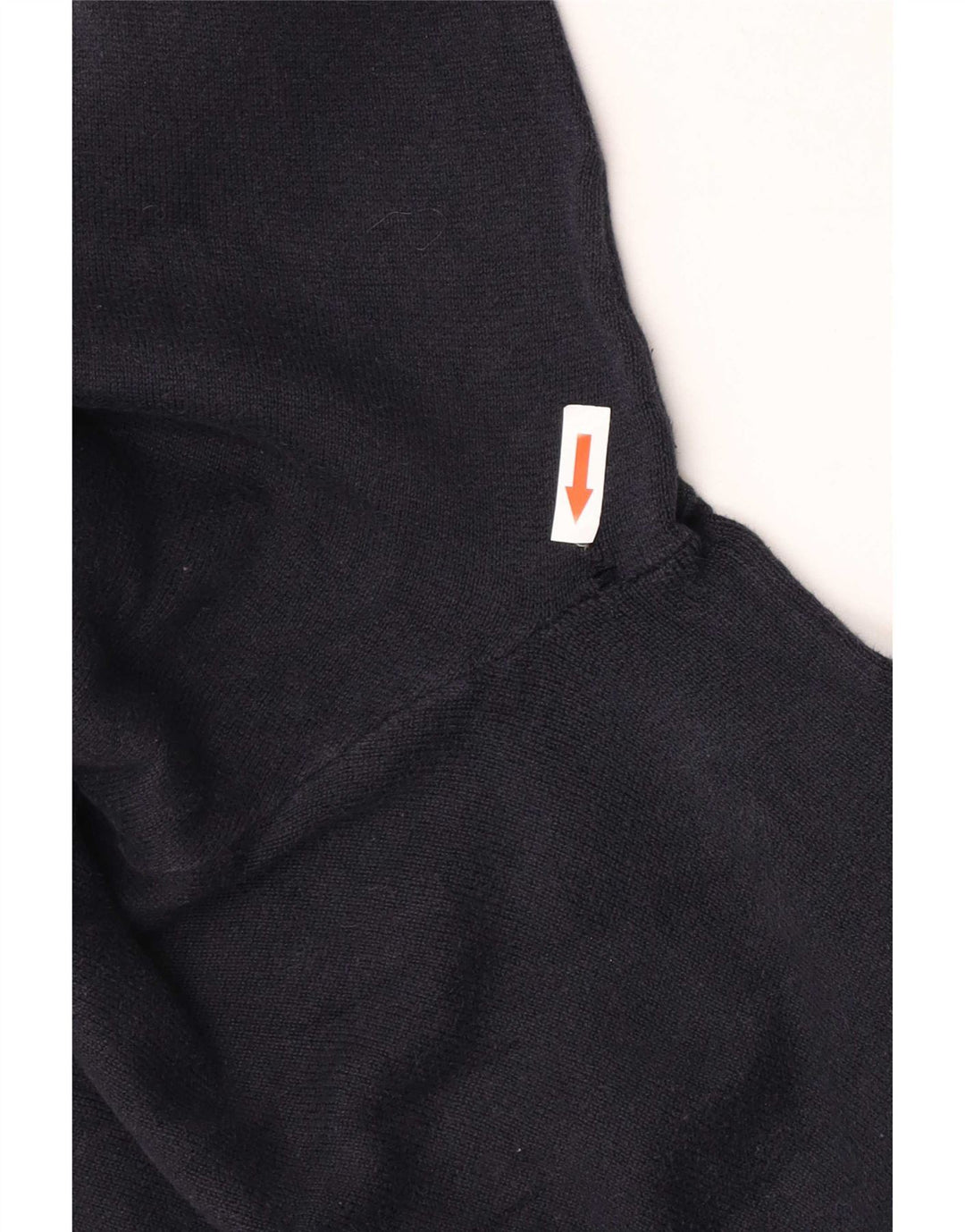 Gap Herre Button Neck Sweatshirt Jumper Large Navy Blue Bomuld