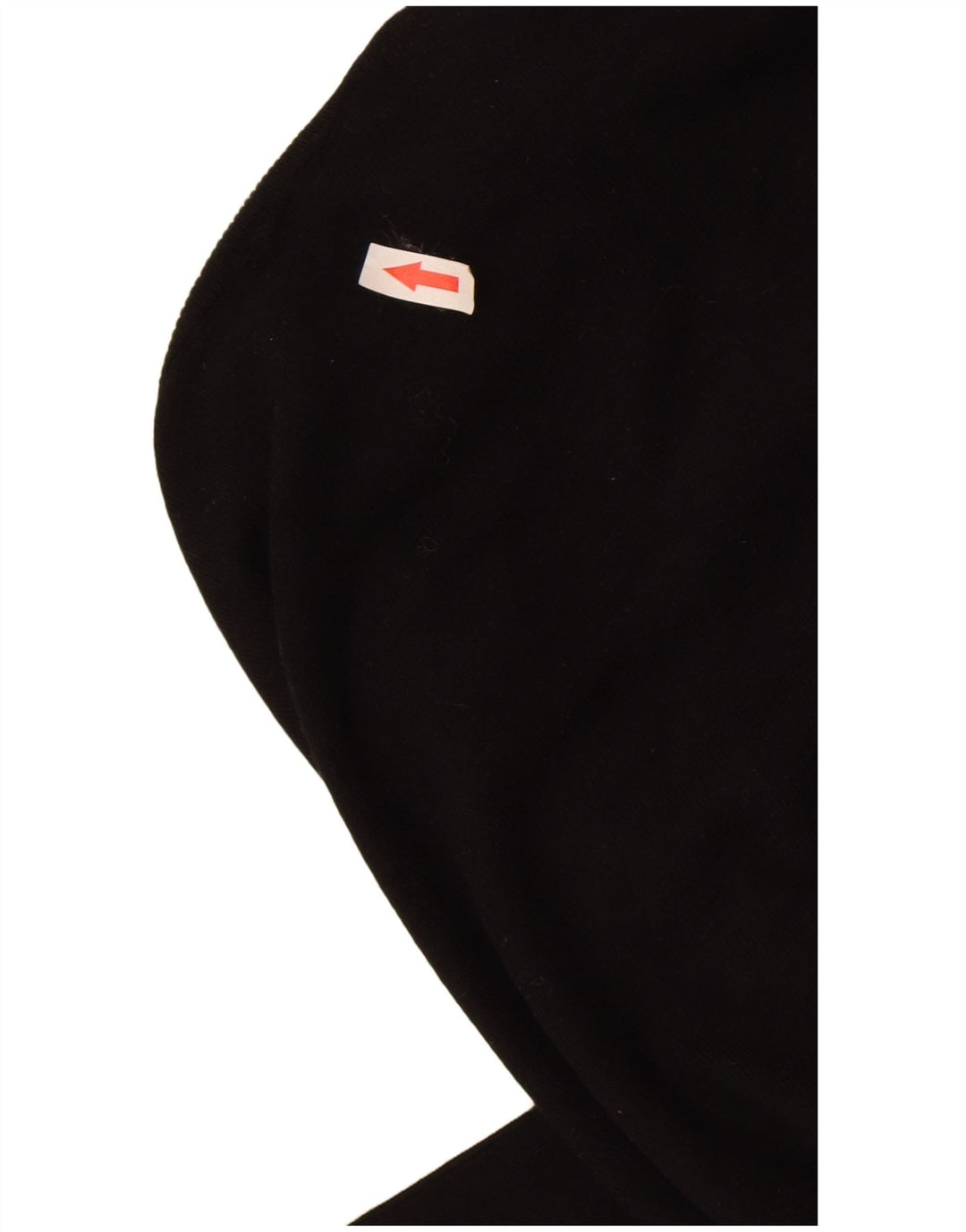 Zara Dame Button Neck Jumper Sweater UK 12 Medium Black