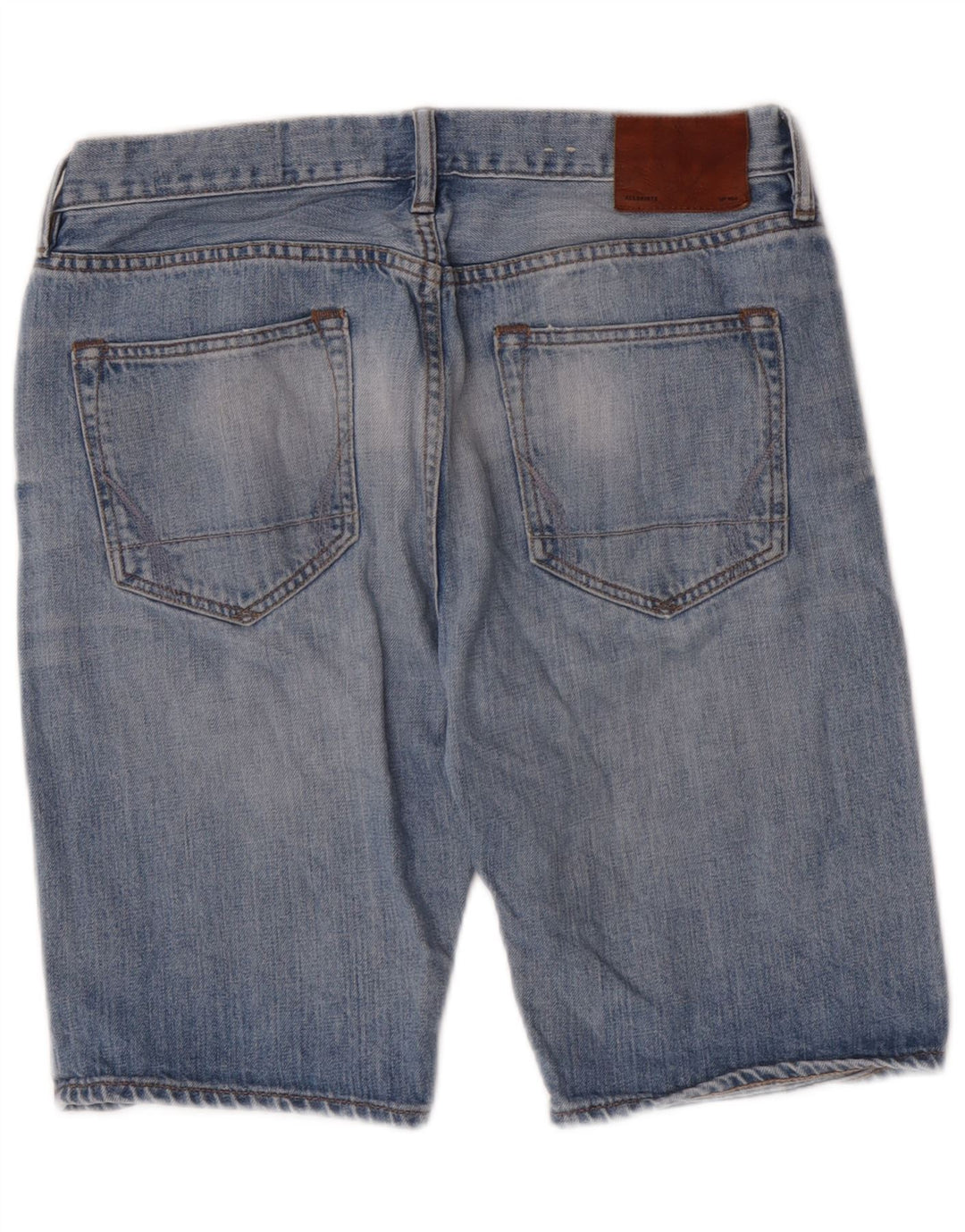 All Saints Herre Denim Shorts W32 Medium Blue Bomuld