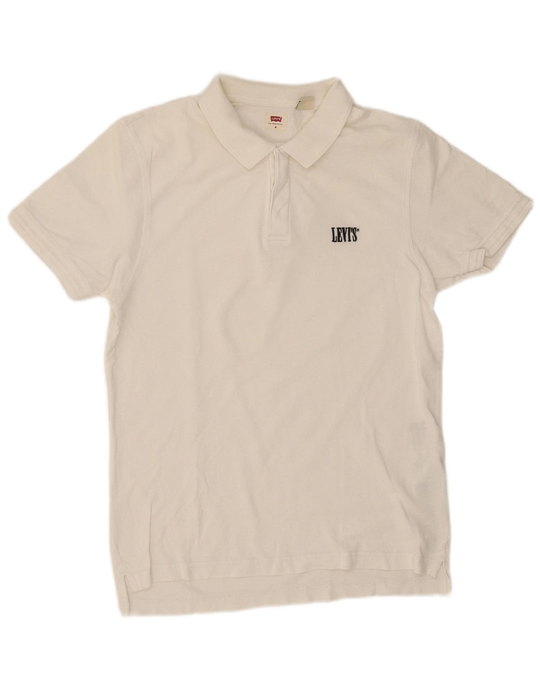 Levi's herre poloshirt Medium hvid bomuld