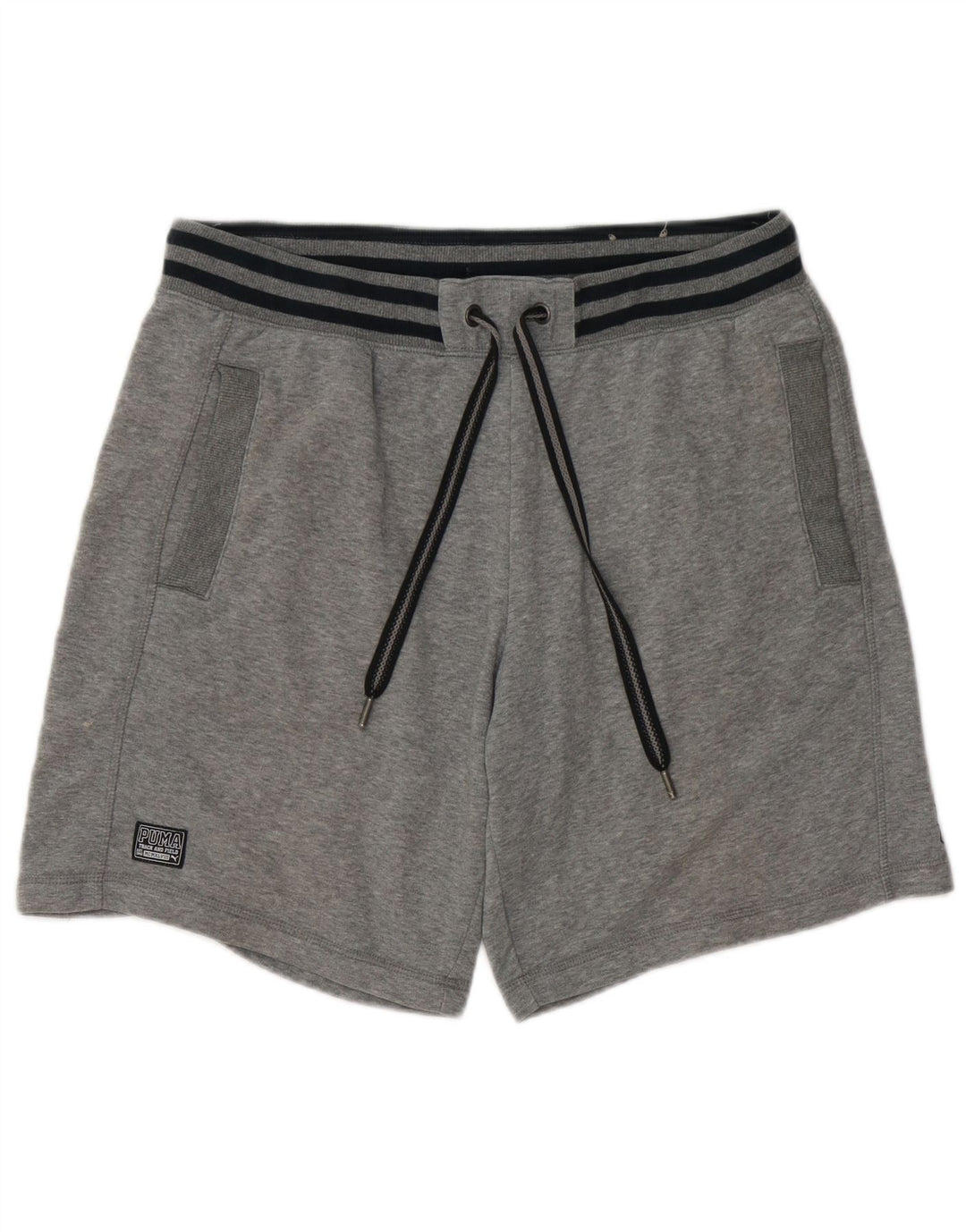 Puma Herre grafiske sportsshorts store grå bomuld