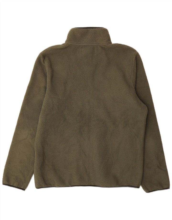 Brugi Herre Fleecejakke UK 42 XL Grøn Colourblock Polyester