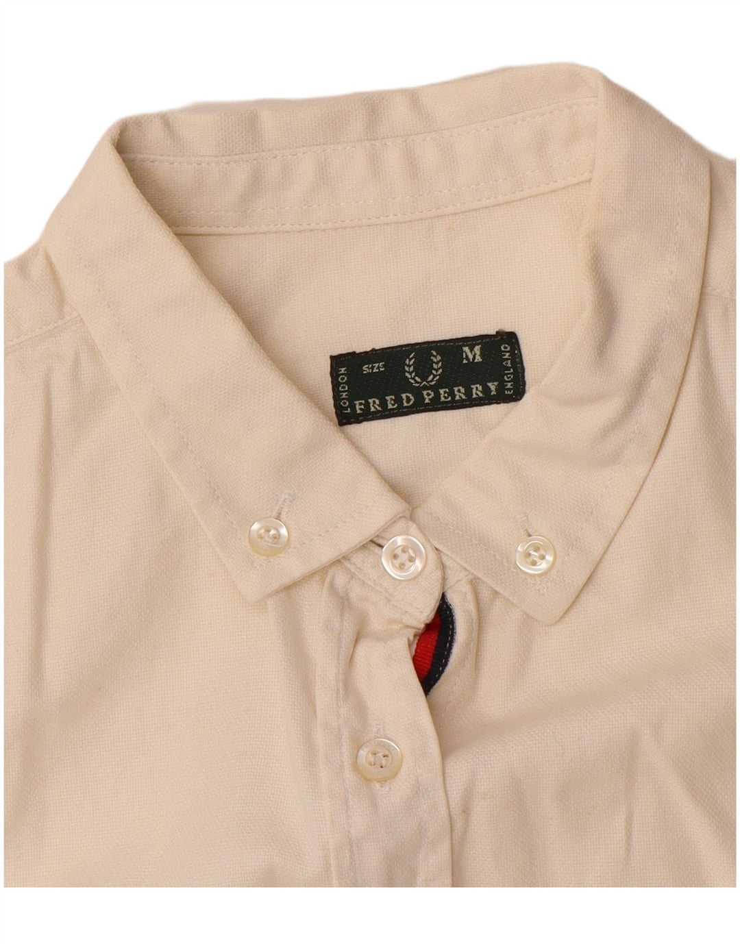 Fred Perry Dameskjorte UK 12 Medium White