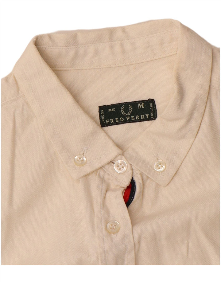 Fred Perry Dameskjorte UK 12 Medium White