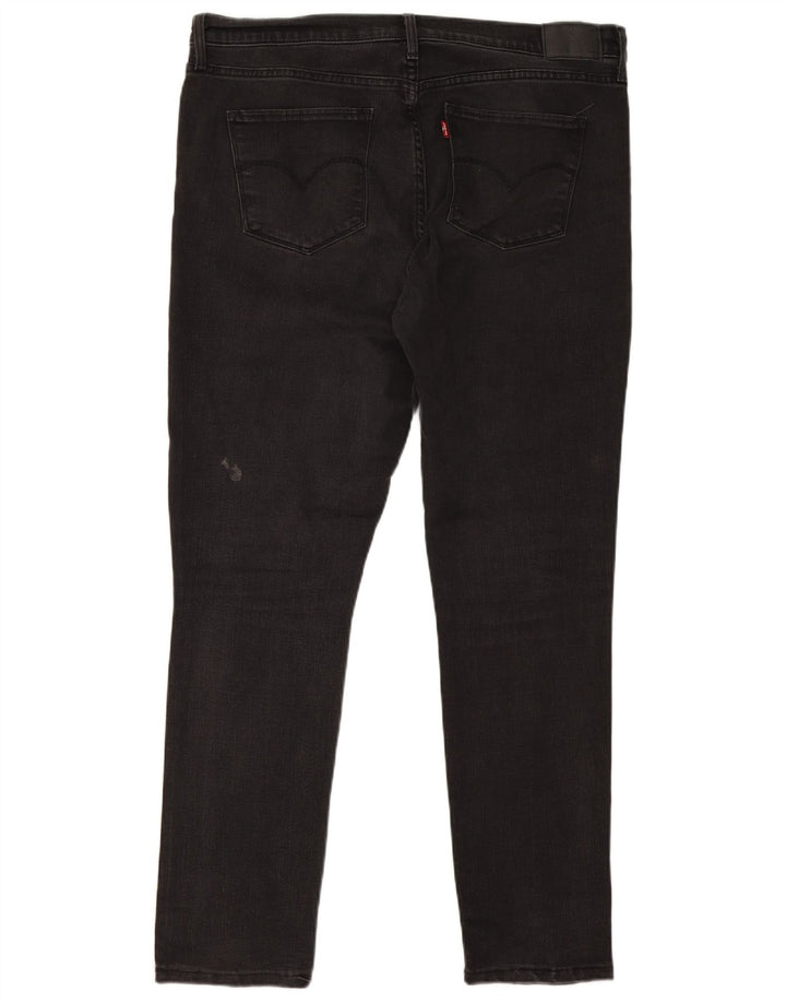 Levi's Skinny Jeans til mænd W33 L32 Grå bomuld