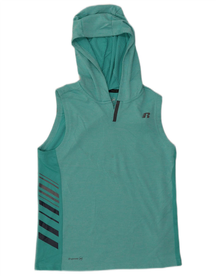 RUSSELL ATHLETIC Pige Dri-Power Hættevest Top 14-15 år XL Turkis