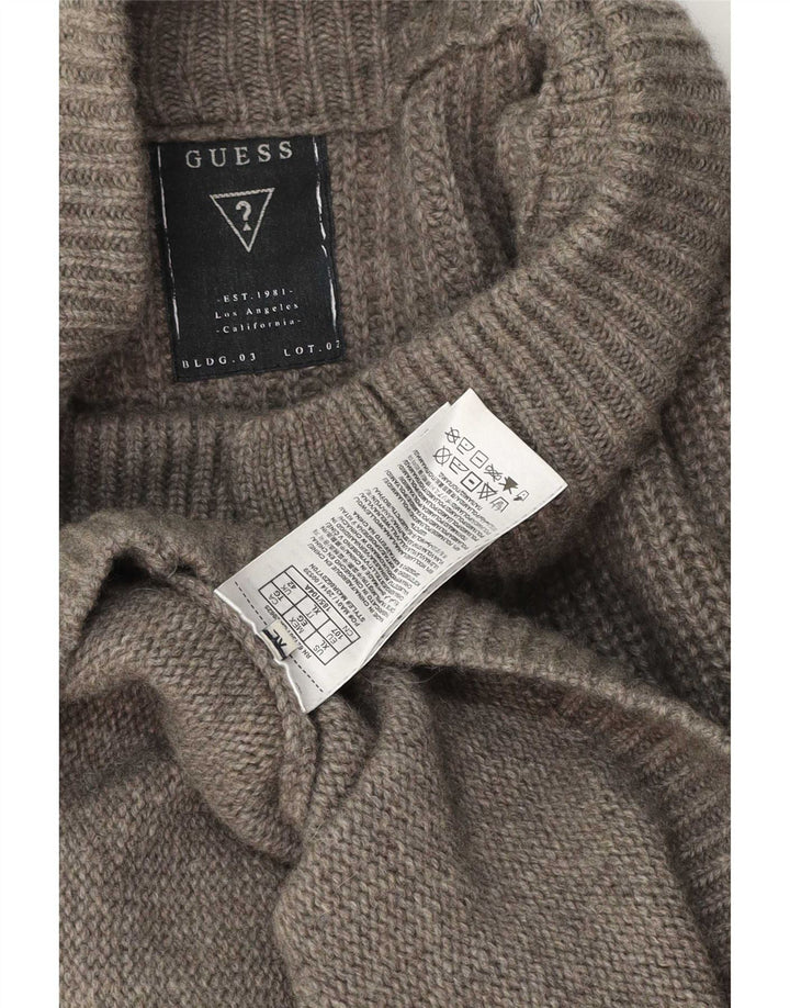 Guess Herre Cardigan Sweater XL Grå Uld