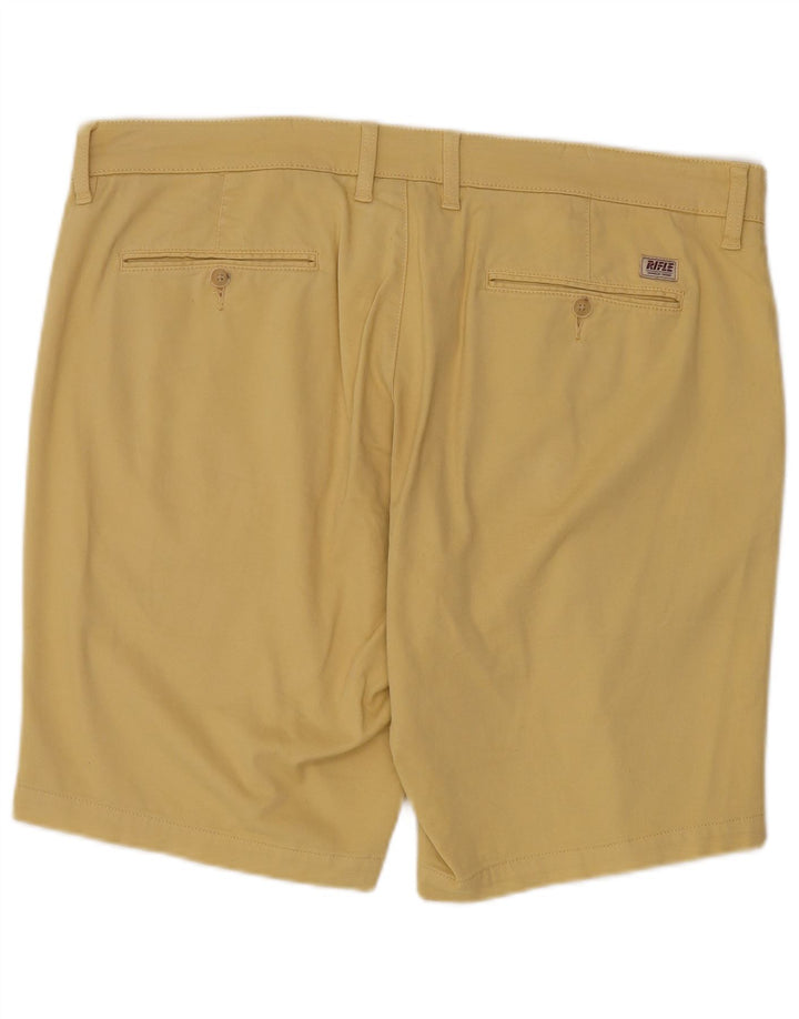 RIFLE Herre Chino Shorts W40 XL Gul Bomuld