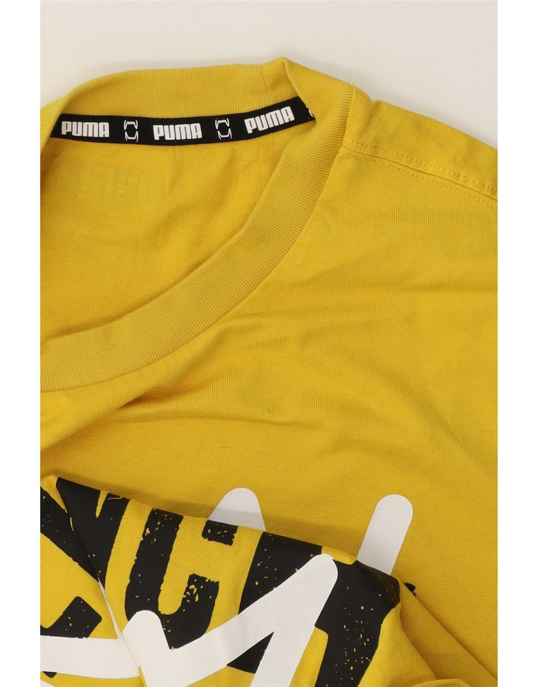Puma Herre Blænder ikke Almindelig grafisk T-shirt Top Lille Gul