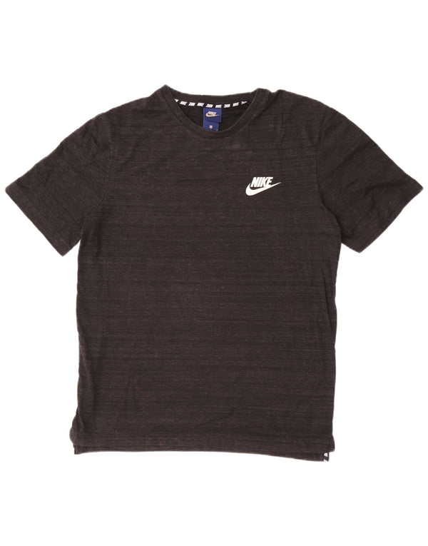 Nike T-shirt top mellem grå bomuld til mænd