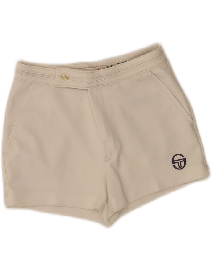 Sergio Tacchini Chino Shorts til kvinder IT 42 Medium W26 Hvid