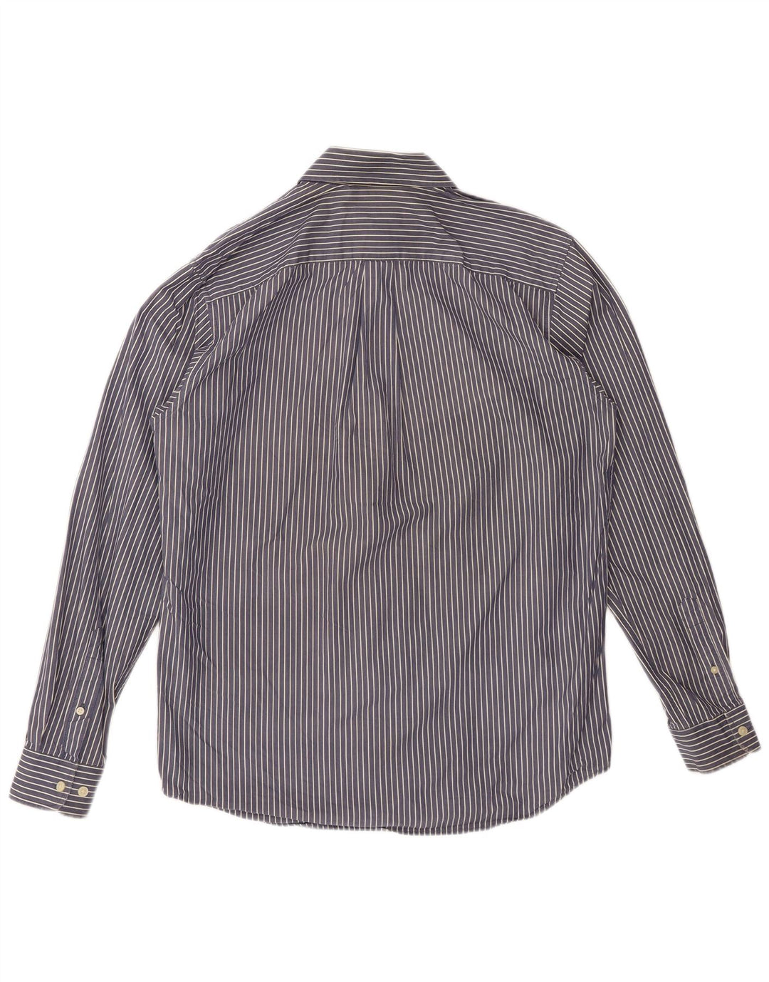 EDDIE BAUER Herreskjorte Medium Marineblå Nålestribet bomuld