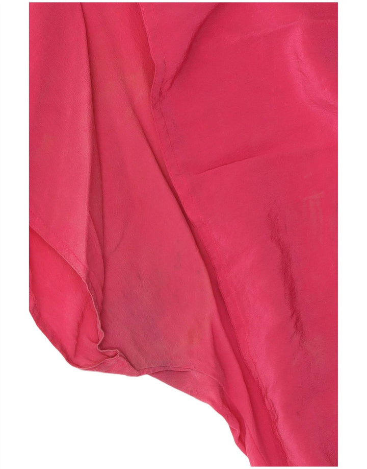 MARELLA Damebluse Top UK 16 Large Pink Silk