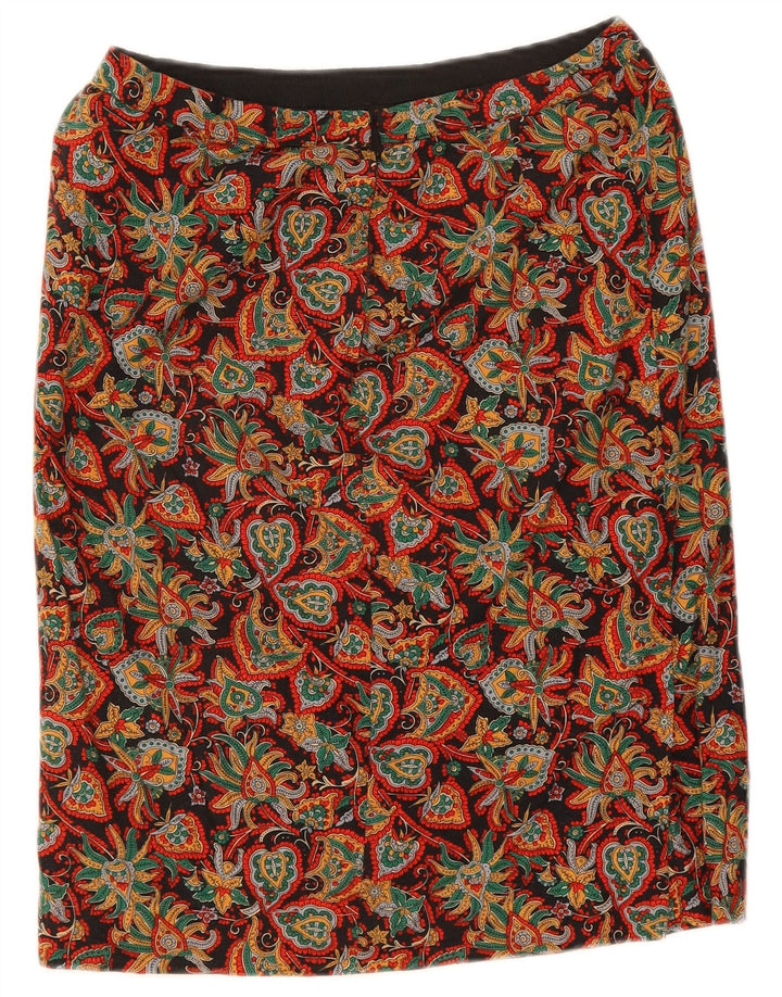 VINTAGE Womens 2 Piece Skirt Set UK 14 Medium W28  Multicoloured Paisley