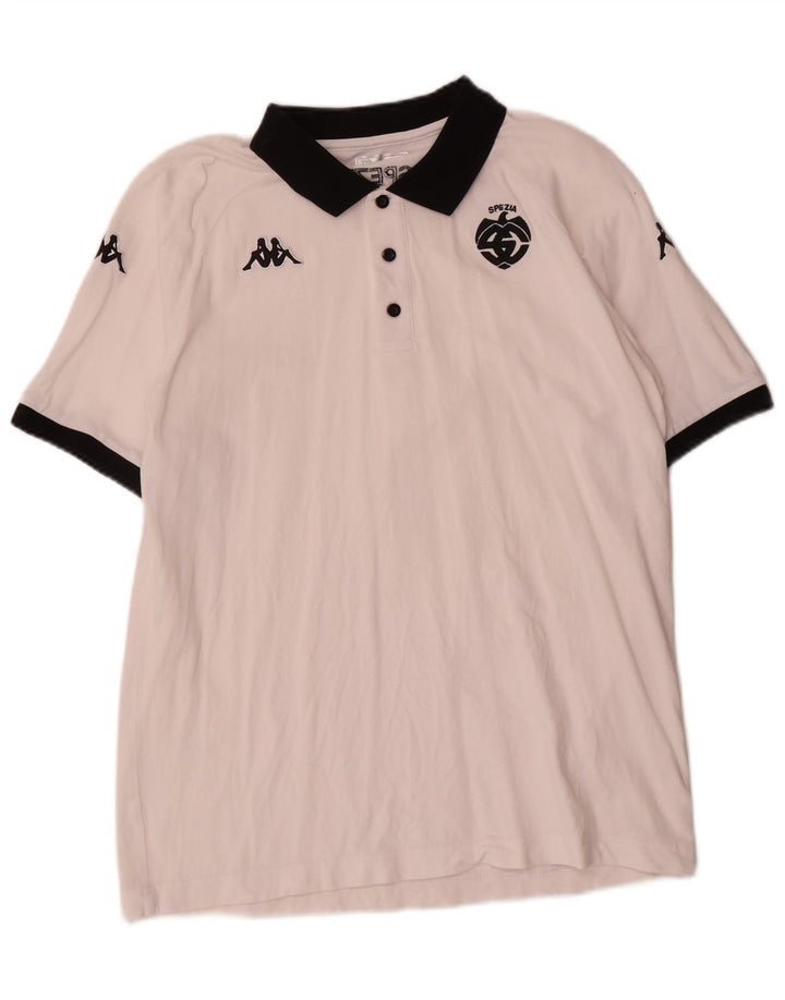 Kappa Herre Gara Rugby Polo Shirt XL Hvid