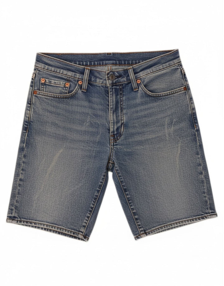 LEVI'S Mens 511 Slim Fit Denim Shorts W29 Small Blue Cotton