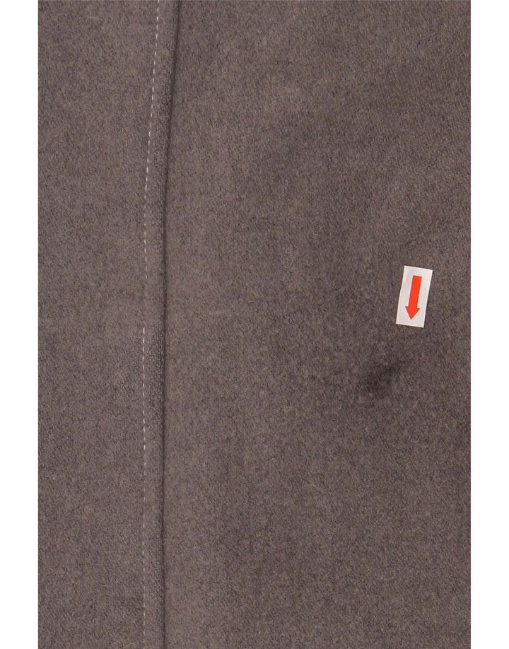North Sails Dame Hooded Duffle Jacket UK 10 Small Grey Wool
