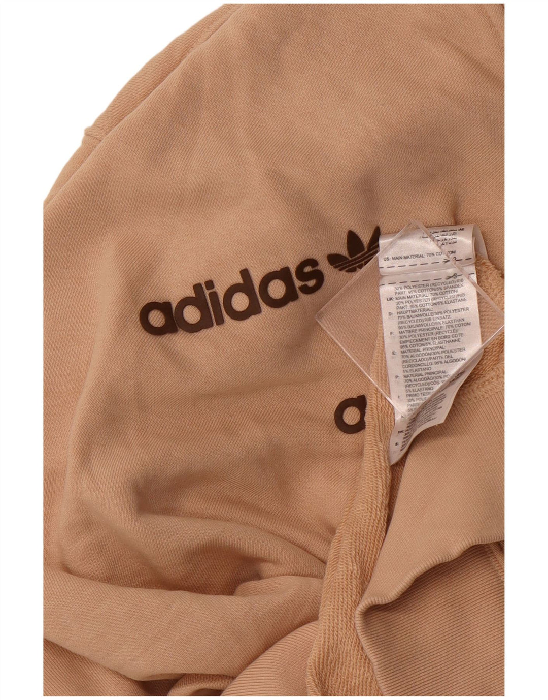 ADIDAS grafisk sweatshirt til mænd Medium brun bomuld Sports