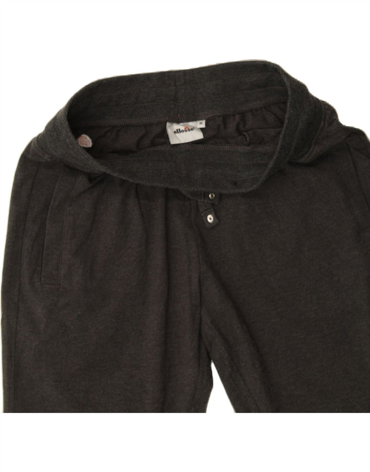 ELLESSE Mens Graphic Tracksuit Trousers Joggers Medium  Grey Cotton Vintage Ellesse and Second-Hand Ellesse from Messina Hembry 