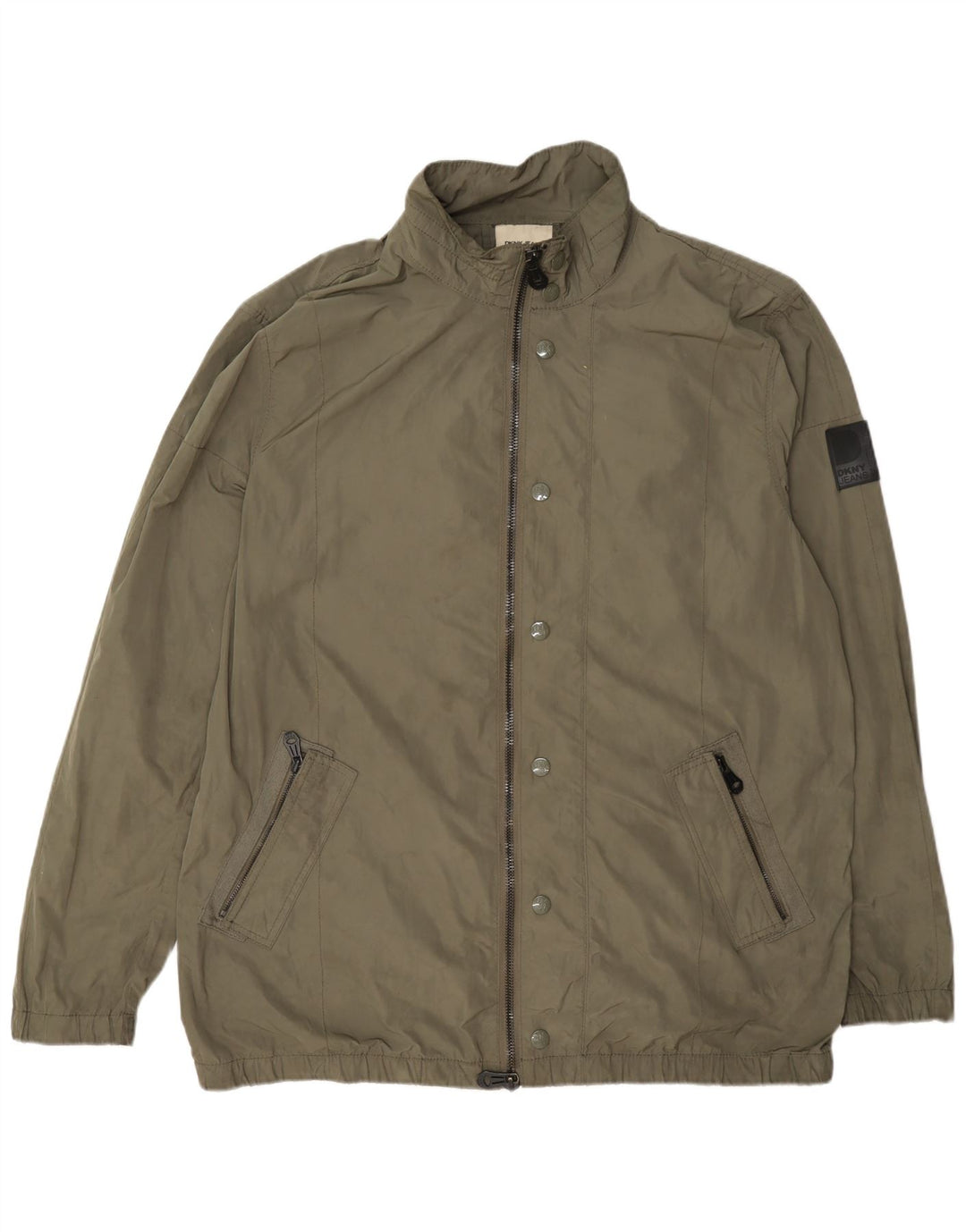 Dkny Herre Bomber Jacket UK 44 2XL Khaki