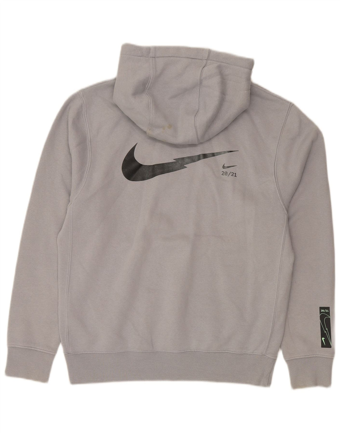 Nike Standard Fit hættetrøje til mænd, lille grå bomuld