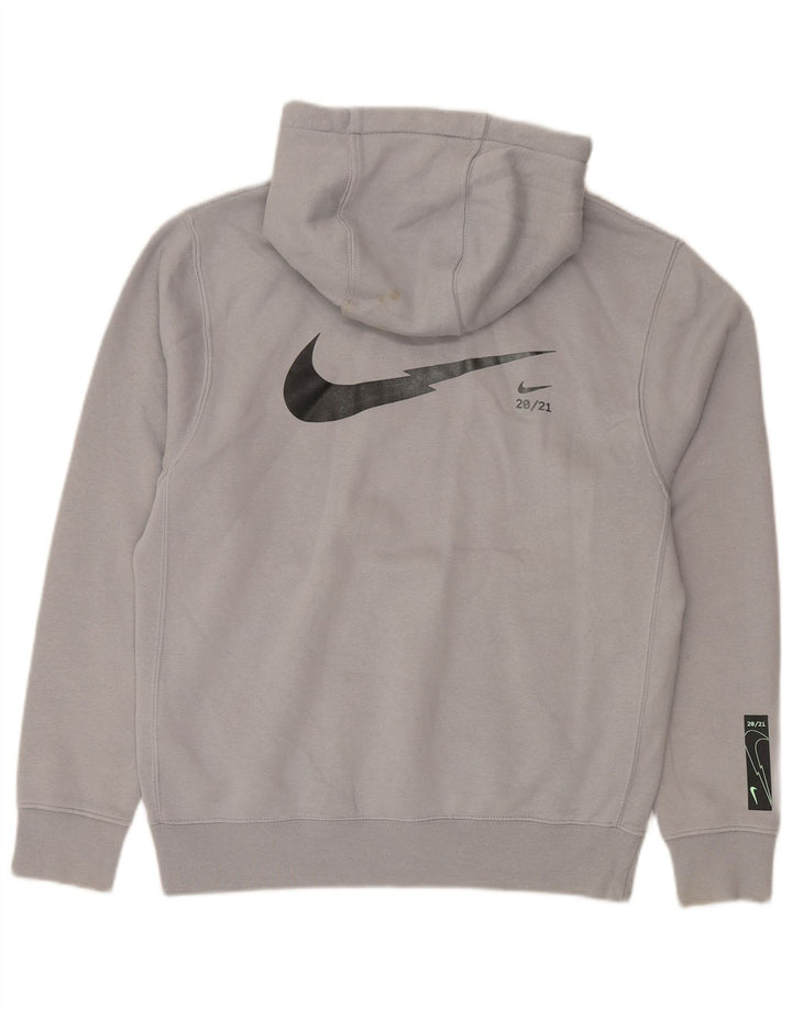 Nike Standard Fit hættetrøje til mænd, lille grå bomuld