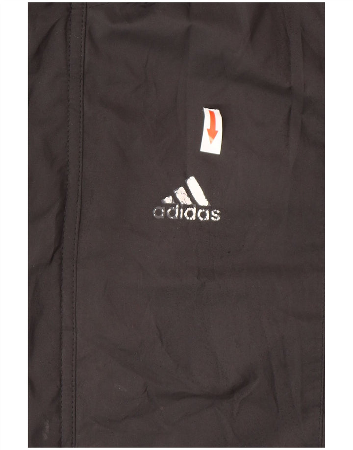 Adidas Boys Graphic Windbreaker Coat 13-14 år Sort polyamid