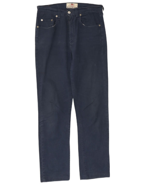 LEVI'S Lige jeans til kvinder W31 L27 Marineblå bomuld