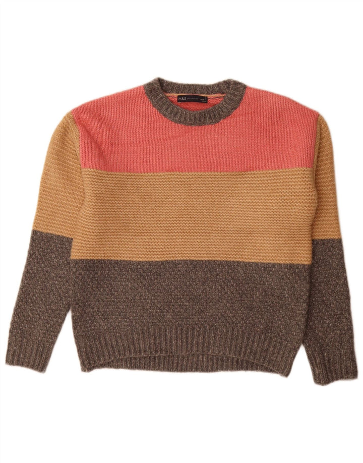 Marks & Spencer Dame sweater med rund hals DK 10 lille grå