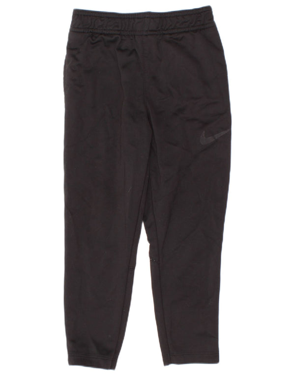 Nike drenge Dri Fit træningsdragt bukser 3-4 år XS sort polyester