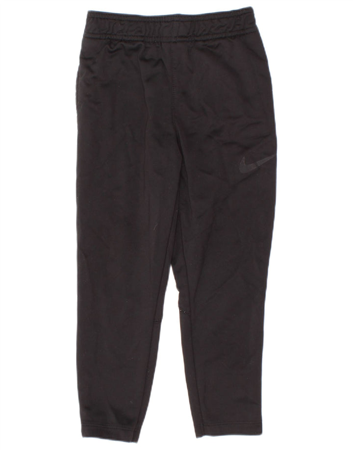 Nike drenge Dri Fit træningsdragt bukser 3-4 år XS sort polyester