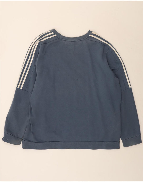 Adidas Herre Sweatshirt Jumper 2XL Blå Bomuld