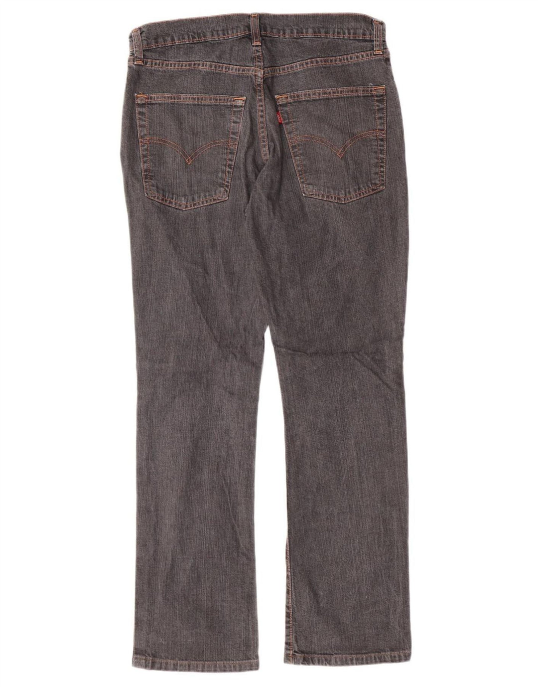 LEVI'S Dame 525 Straight Jeans W32 L30 Grå Bomuld