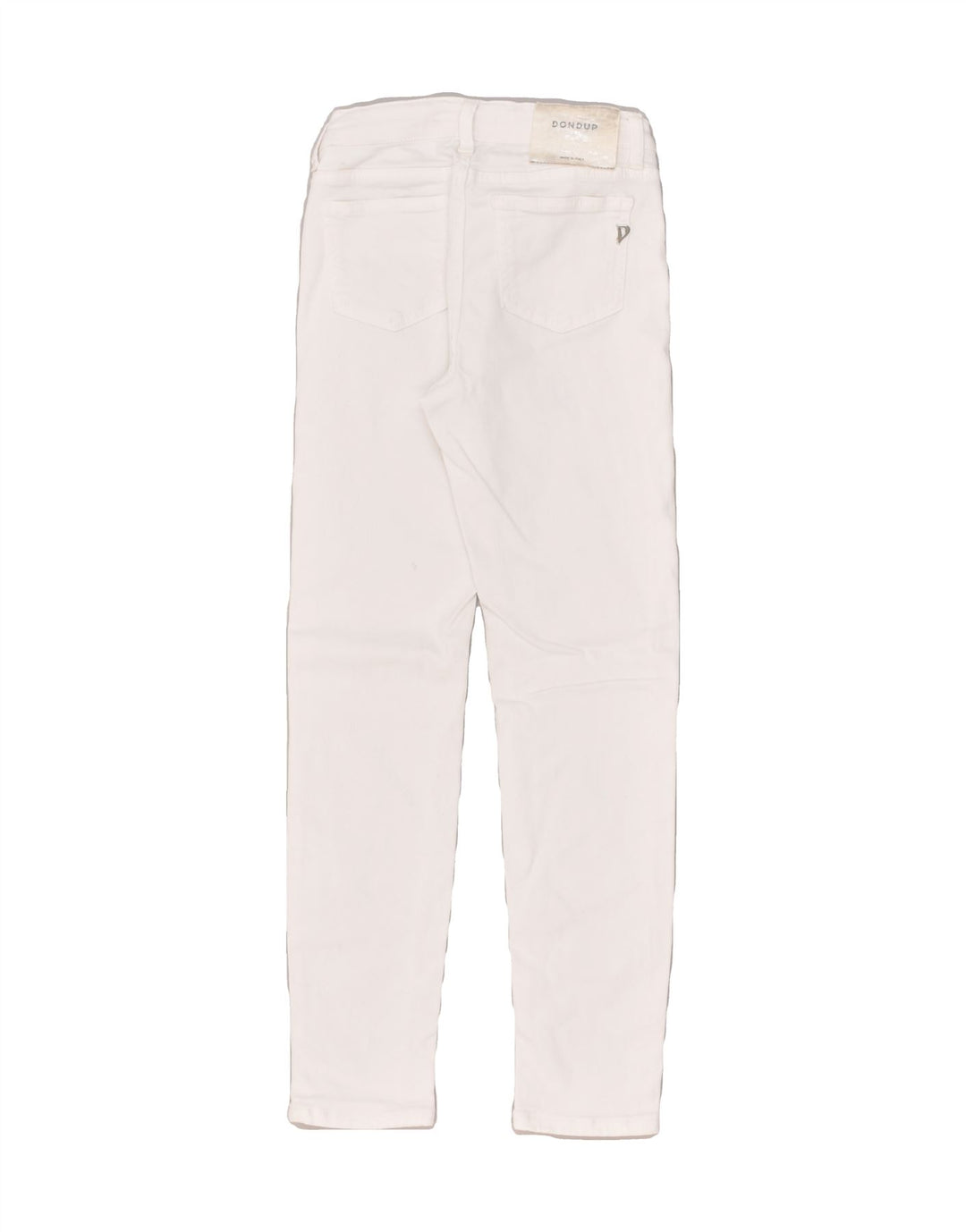 DONDUP Girls Legging Slim Jeans 9-10 Years W24 L24  White Cotton | Vintage Dondup | Thrift | Second-Hand Dondup | Used Clothing | Messina Hembry 