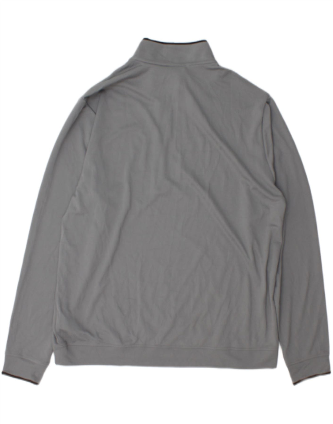 Adidas Pullover med lynlås til herrer træningsdragt Top XL Grå Polyester