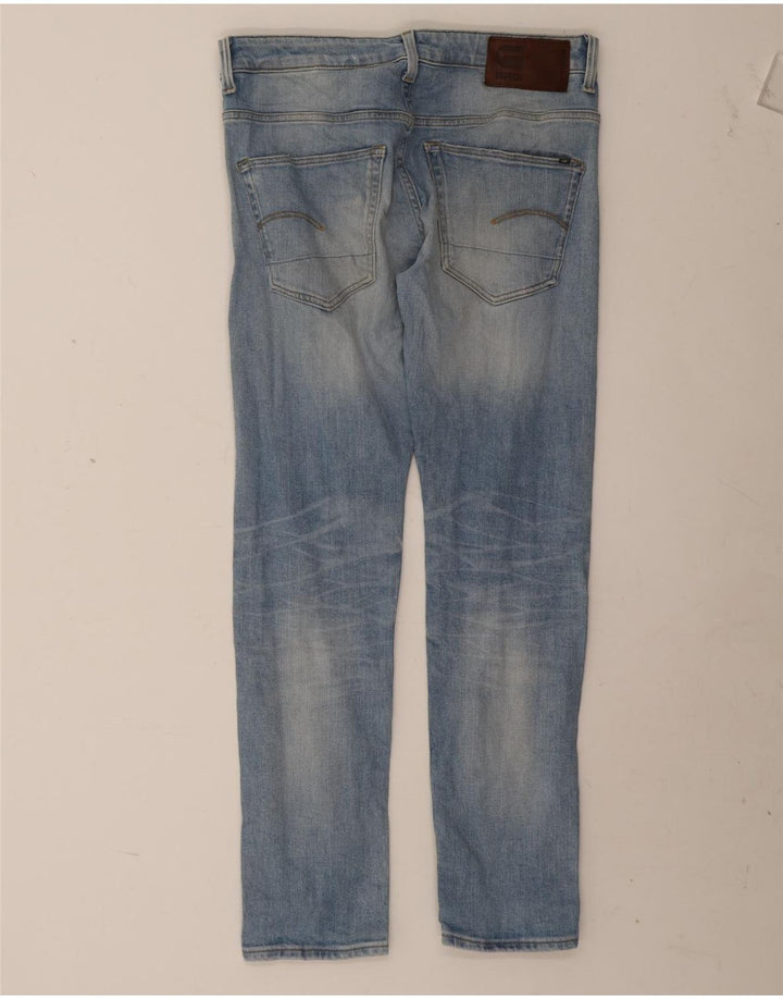 G-Star Herre 3301 Slim Jeans W33 L32 Blå Bomuld