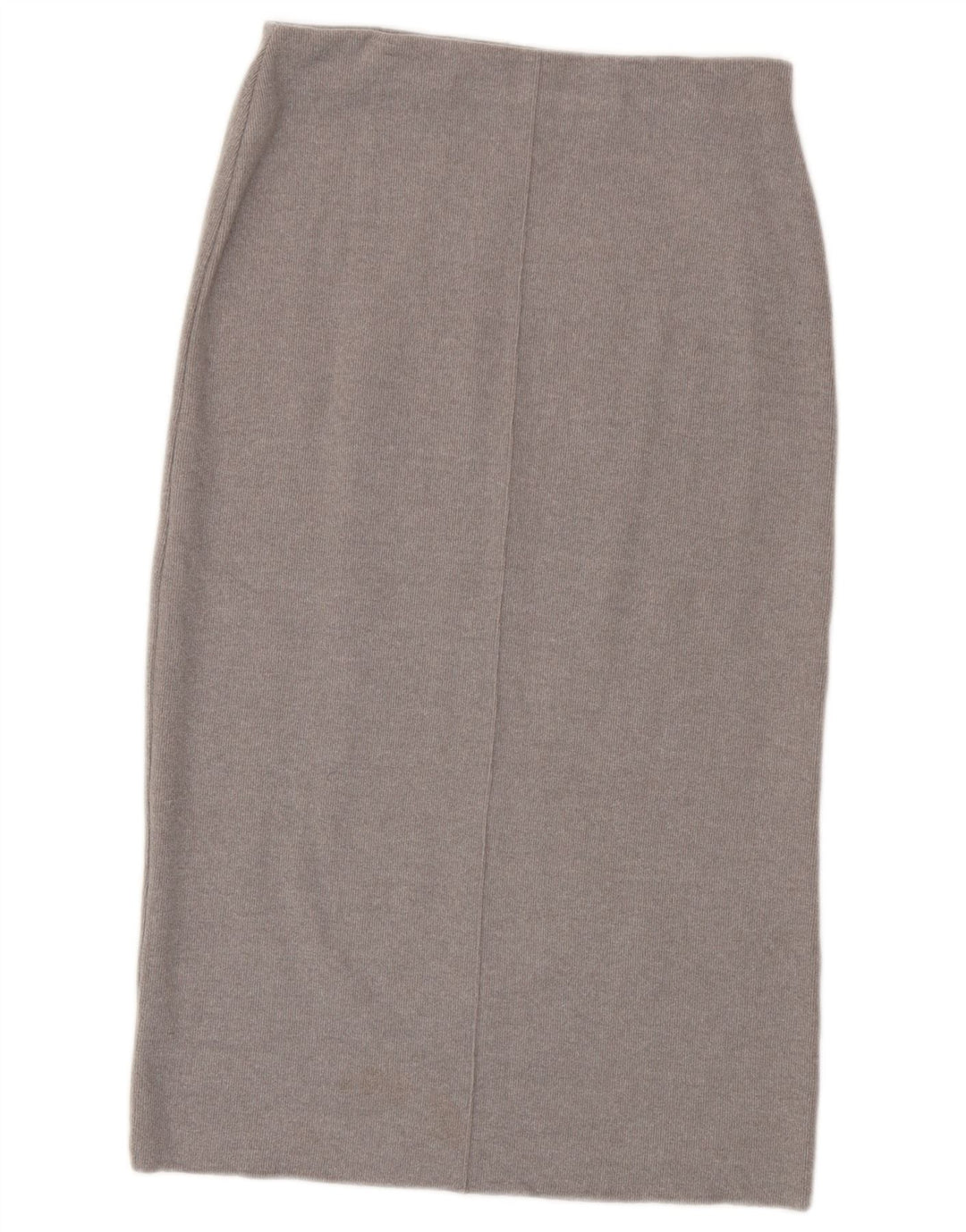 Zara Midi-nederdel med høj talje til kvinder Medium W28 Grå polyester