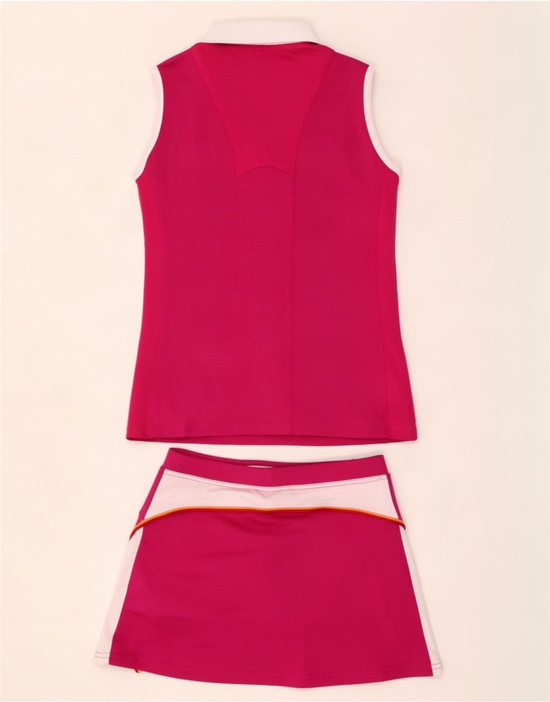 Ellesse Girls Ærmeløs 2-delt sæt 12-13 år Pink Colourblock Polyester