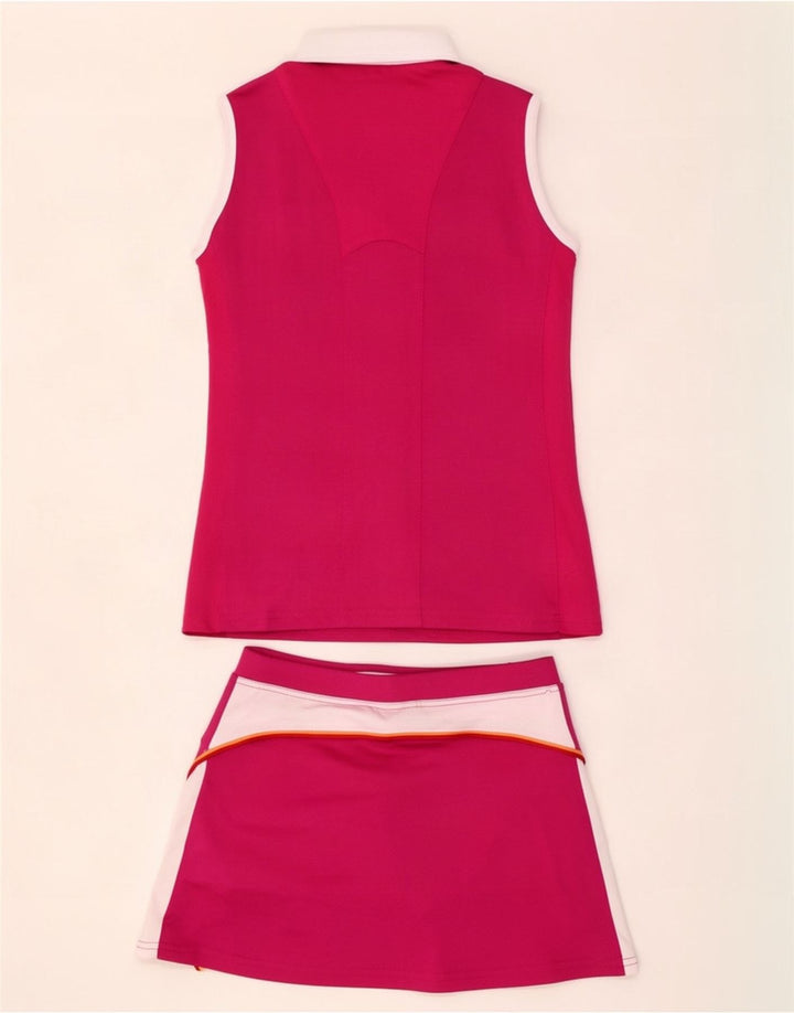 Ellesse Girls Ærmeløs 2-delt sæt 12-13 år Pink Colourblock Polyester