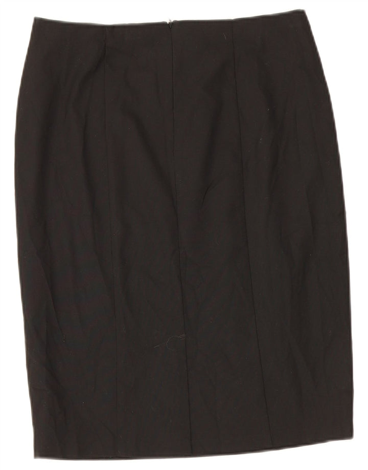 Marks & Spencer Girls Pencil Skirt 15-16 år W29 Sort Polyester