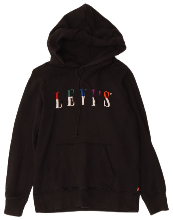 Levi's Grafisk hættetrøje til mænd XS Sort bomuld