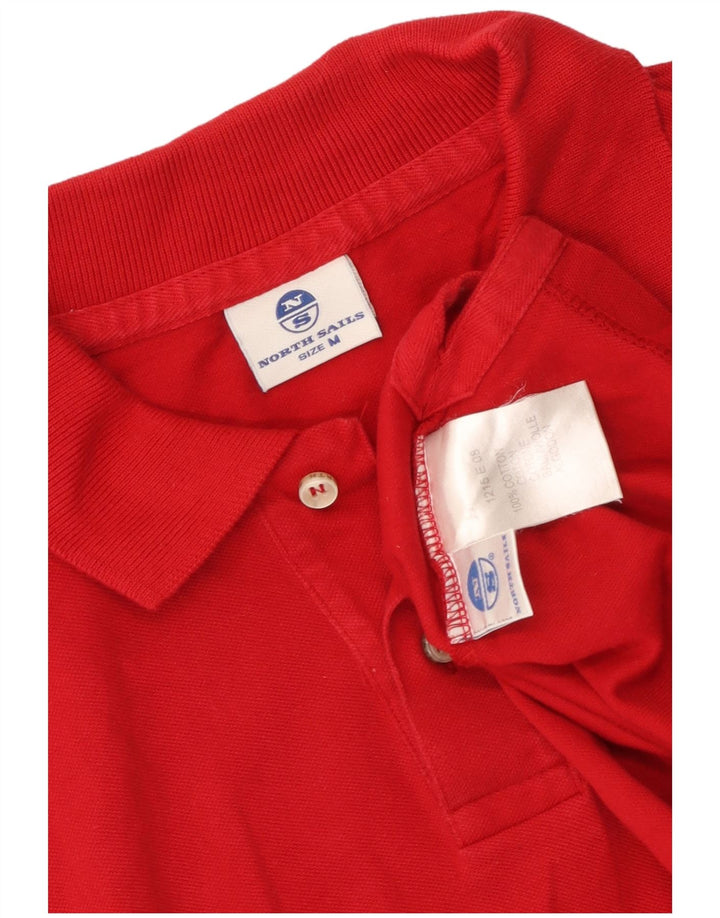 North Sails Herre Polo Shirt Medium Rød Bomuld
