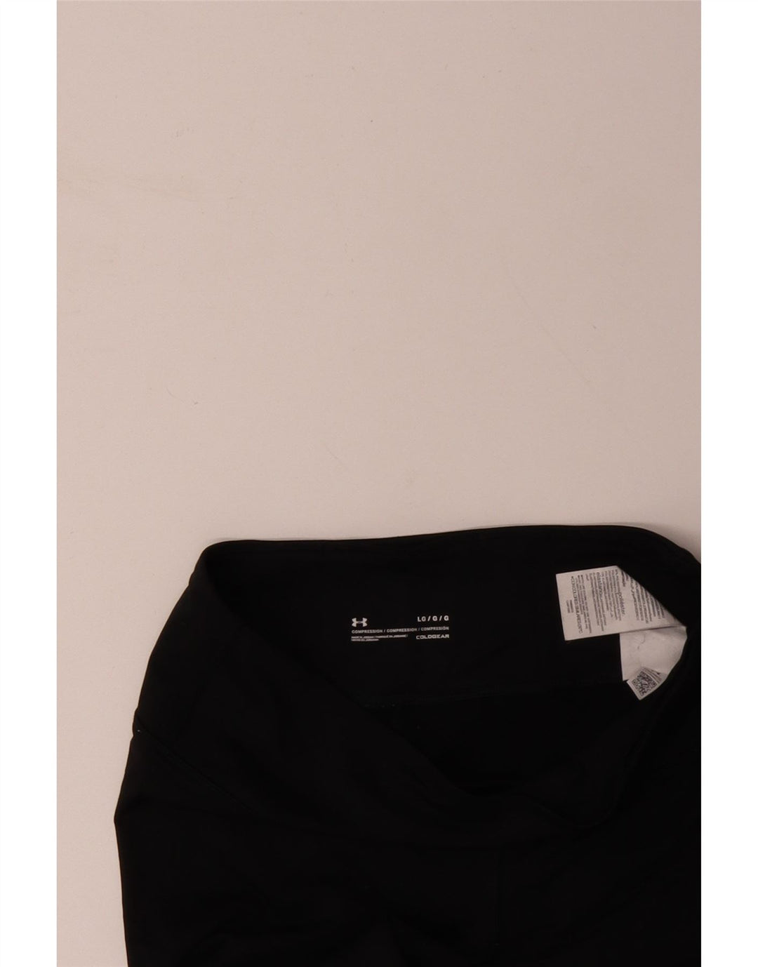 UNDER ARMOUR Dame Cold Gear Leggings UK 14 Large Black Polyester