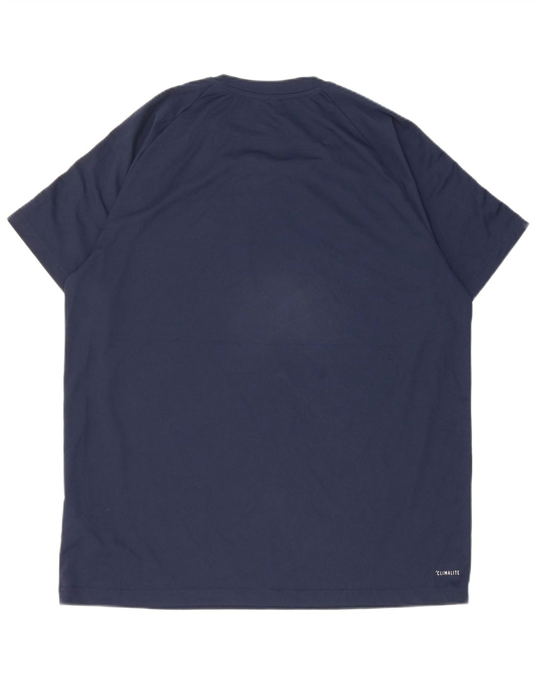 Adidas Herre Climalite T-Shirt Top XL Navy Blue Polyester