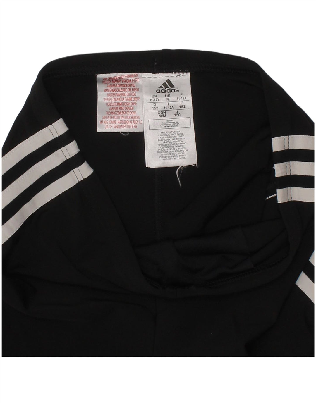 Adidas piger sportsshorts 11-12 år sort polyester