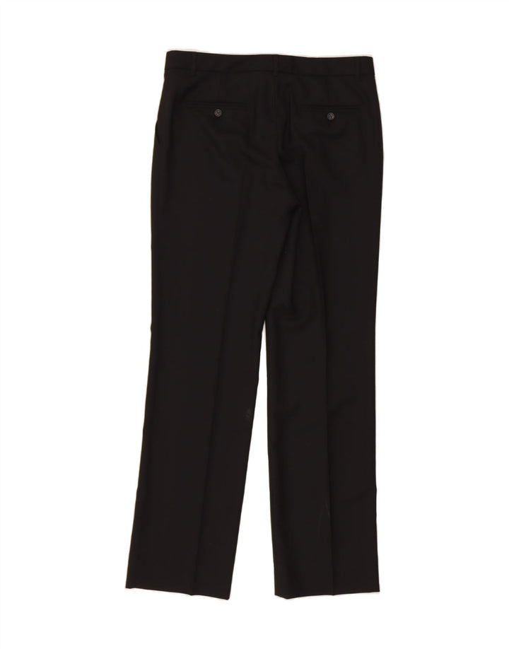 DOLCE & GABBANA Womens Straight Chino Trousers IT 44 Medium W34 L34 Black Vintage Dolce & Gabbana and Second-Hand Dolce & Gabbana from Messina Hembry 