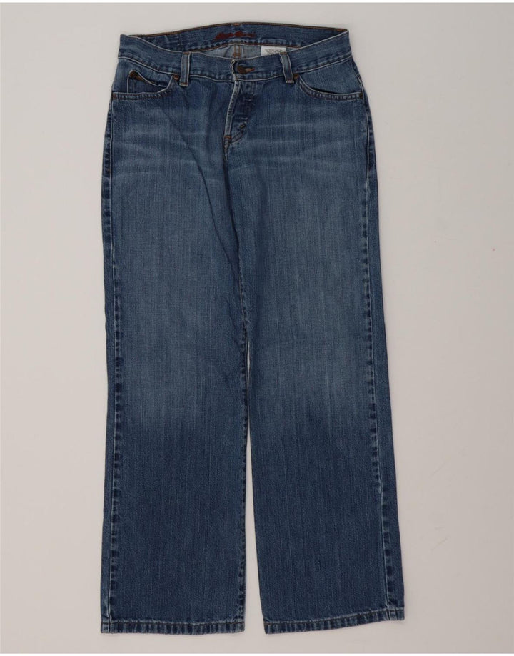 EDDIE BAUER Lige jeans til kvinder W28 L29 Blå